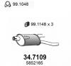 ASSO 34.7109 Глушитель выхлопных газов конечный