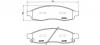 BREMBO P 58 001 Комплект тормозных колодок, дисковый тормоз
