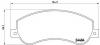 BREMBO P 85 115 Комплект тормозных колодок, дисковый тормоз