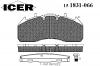 ICER 151831-066 Комплект тормозных колодок, дисковый тормоз