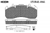 ICER 151841-066 Комплект тормозных колодок, дисковый тормоз
