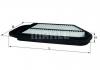 MAHLE LX3152 Фильтр воздушный CHEVROLET SPARK 10-