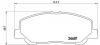 BREMBO P83099 Комплект тормозных колодок, дисковый тормоз