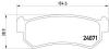 HELLA 8DB 355 011-451 Комплект тормозных колодок, дисковый тормоз