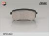 FENOX BP43022 Колодки тормозные задние