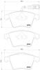 HELLA 8DB 355 011-441 Комплект тормозных колодок, дисковый тормоз