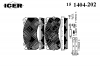 ICER 151404-202 Колодки тормозные дисковые, комплект