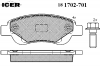 ICER 181702701 Колодки тормозные ICER 181702701 CITROEN C1/Peugeot107 пер =GDB1633