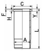KOLBENSCHMIDT 89532110 Гильза Volvo TD/THD 103 d120,65
