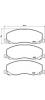 BREMBO P59058 Комплект тормозных колодок, дисковый тормоз