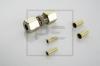 PETERS ENNEPETAL 076.001-50A Соединитель прямой, медленное соединение 8мм с заклёпками