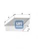 UFI 3004100 Фильтр воздушный Opel