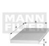 MANN-FILTER CUK2622 Фильтр салонный CUK2622