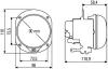 HELLA 1N0010294001 фара противотуманная универсальная 12V/