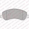 DELPHI LP2257 Колодки тормозные передние