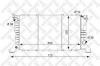 STELLOX 1025056SX радиатор/ Ford Transit 2.5D 94-00