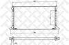 STELLOX 10-25243-SX радиатор системы охлаждения Ford Galaxy 2.0i 95