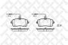 STELLOX 1113004SX колодки дисковые п./ Peugeot 407 1.8i/1.6HDi 04]