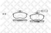 STELLOX 145012SX колодки дисковые п./ Audi 80 1.8i-1.9TD 86-91 &amp;Quattro