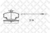 STELLOX 152002SX колодки дисковые п./Renault R19 88-96/Espace 84-92/Megane 1.4-1.9TD 99-02