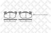 STELLOX 203002SX колодки дисковые п./ Peugeot 205 83-98/305 82-88/309 85-93/405 87-92