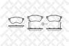 STELLOX 244002SX колодки дисковые з./ Honda Civic 1.4-1.6 87-01/Prelude 2.0 88-92
