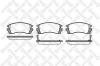 STELLOX 374002SX колодки дисковые п./ Nissan Sunny 1.4/1.6/2.0D 91-96/100NX 2.0 91-93