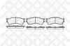STELLOX 426012B-SX Колодки дисковые передние