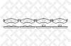 STELLOX 478000B-SX Колодки тормозные дисковые передние