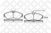 STELLOX 498 002-SX колодки дисковые п.