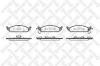 STELLOX 581002B-SX Колодки тормозные дисковые передние