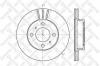 STELLOX 6020-3021V-SX диск торм. пер./ Mitsubishi Colt/Lancer/Carisma 1.3/1.6 91