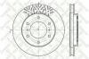 STELLOX 6020-3033V-SX Диск тормозной передний