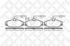 STELLOX 615 014B-SX Комплект тормозных колодок, дисковый тормоз