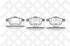 STELLOX 629000B-SX Колодки тормозные дисковые передние