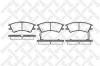STELLOX 686 002B-SX Колодки дисковые передние