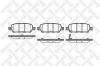 STELLOX 887001SX колодки дисковые з./ Nissan X-Trail 2.0i/2.5i/2.2dCi/Skyline V35 01]