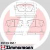 ZIMMERMANN 25153.155.1 Комплект тормозных колодок, дисковый тормоз