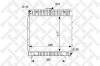 STELLOX 10-25094-SX радиатор системы охлаждения MB W123/W126 2.0-3.0D 76-85