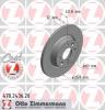 ZIMMERMANN 470243620 Диск тормозной перед. RENAULT LOGAN (4 отв.)