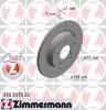ZIMMERMANN 370.3079.20 Диск торм.зад. Mazda 3 03&gt;
