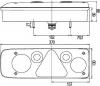 HELLA 2VP340940-101 Задний фонарь