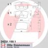 ZIMMERMANN 24231.150.1 Комплект тормозных колодок, дисковый тормоз