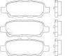 BREMBO P 56 046 Комплект тормозных колодок, диско
