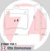 ZIMMERMANN 21900.155.1 Комплект тормозных колодок, диско