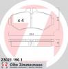ZIMMERMANN 23021.190.1 Комплект тормозных колодок, диско