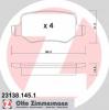 ZIMMERMANN 23138.145.1 Комплект тормозных колодок, диско