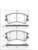 NK 223245 Комплект тормозных колодок, диско