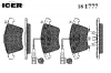 ICER 181777 Комплект тормозных колодок, диско