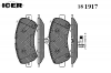 ICER 181917 Комплект тормозных колодок, диско